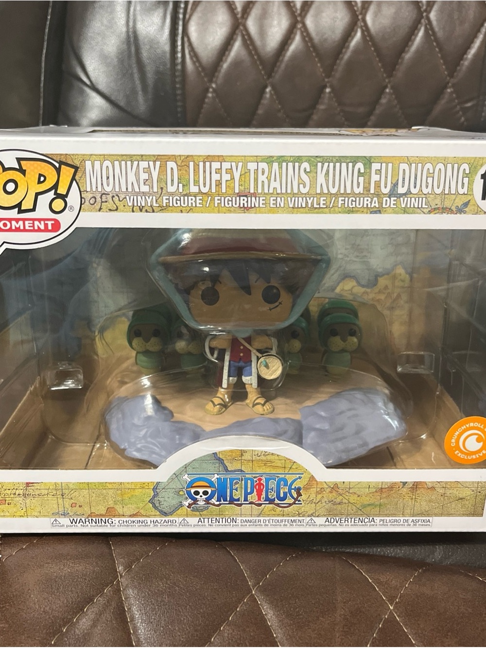 Funko One Piece Monkey D. Luffy Trains Kung Fu Dugong Vinyl Figure - Multicolor
